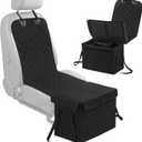 HOMBYS Back Seat Extender for Dogs,Dog Car Seat Cover with Storage Car Organizer,Dog Car Seat Extender with Storage for Front or Back Seat,Waterproof Scratch Proof Cover for Cars Trucks and SUVs,Small (Small(27.5"x19"x22"))