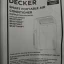 BLACK+DECKER Smart Portable Air Conditioner, 14,000 BTU for Rooms up to 700 Sq. Ft., Smart Portable AC with Follow Me Remote and Window Kit, BPACT14WT, White