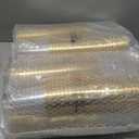 I00000 200 Pack 12 oz Gold Plastic Cups, Clear Disposable Cups, Disposable Plastic Wine Glasses Cocktail Glasses Premium Cups with Gold Rim, 12 Ounce Tumblers for Party & Wedding