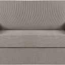 Turquoize Stretch Sofa Slipcover 2 Pieces Sofa Cover Couch Cover for 2 Cushion Couch Washable Furniture Protector Covers with Elastic Bottom Feature Thick Jacquard Fabric (Loveseat, Taupe)