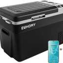 EUHOMY 32QT 12 Volt Refrigerator, Electric Cooler, Usable Battery, -4℉~68℉