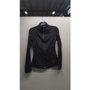 G Gradual Women's Zip Up Workout Jackets with Pockets Slim Fit Cottony Soft Jacket for Running Athletic Yoga (Black,XS)