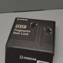 IRONZON Fingerprint Door Lock Biometric Door Lock with Keypad with Handle for Home Hotel Office Apartment Bedroom