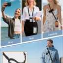 VVAAGG Cell Phone Lanyard for iPhone: Adjustable Phone Strap Crossbody Neck and Wrist Strap Anti-Theft Lanyard Travel Essential Compatible for iPhone Android Smartphones