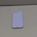 Miracase Compatible with iPhone 16e Case, [Soft Anti-Scratch Microfiber Lining], Liquid Silicone Case Gel Rubber Shockproof Drop Protection Phone Case for iPhone 16e (Clove Purple)