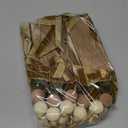 AceOrbit 12 Pcs Christmas Stocking Name Tags with Velvet Bow Velvet Beads DIY Personalized Blank Wood Tags Xmas Stocking Hanging Tag for Christmas Tree Home Farmhouse Decor Gift(Mixed Color)