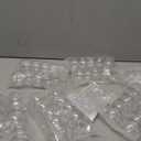 50 Set 3 oz Sphere Mini Dessert Cups with Spoons for Party Small Clear Plastic Parfait Appetizer Cups Mini Round Dessert Bowl Disposable Ice Cream Salad Bowls for Serving Wedding Birthday Cake