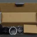 12-Inch Linear Shower Drain with Tile Insert Grate, 2-in-1 Flat Reversible Matte Black Cover, Rectangle Floor Drain Brushed 304 Stainless Steel Including Hair Strainer