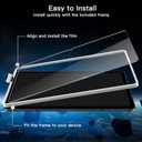 JETech Screen Protector for Samsung Galaxy Tab S9 11-Inch and Galaxy Tab S10 Lite / S10 FE / S9 FE 10.9-Inch, with Easy Installation Frame, Tempered Glass Film, HD Clear, 2-Pack
