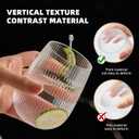 Lueumxc 36 Pack 15Oz Plastic Wine Glasses, Origami Ribbed Disposable Wine Glasses Unbreakable Clear Plastic Cocktail Glasses Recyclable Shatterproof Reusable Wine Cups