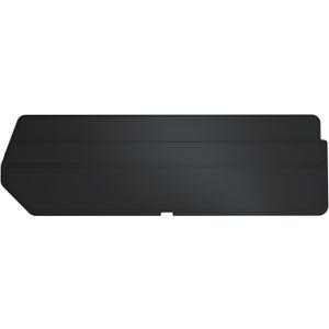 Akro-Mils 40234 Plastic Length Dividers for AkroBins Stackable Storage Bins Model 30234, Custom Storage Inserts for Tools, Crafts & Supplies, 6-Pack, Black