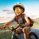 Kids Sports Sunglasses Lightweight Frame UV400 Youth Baseball Sun Glasses Sports Cycling Shades for Boys Girls