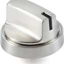 atgestore WB03X29300 Stainless Steel Stove Knobs Replacement for GE Stove Parts 191D8446 Range Parts Knobs JGP3030SLSS JGP3036SL1SS JGP3030SL1SS GE Cooktop Knob Burner Control Knobs 1 Pcs