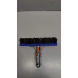 Aquatix Pro Heavy Duty Pool Brush, Durable 10" Swimming Pool Cleaner Brush Best for Tackling Stubborn Stains, Aluminium Handle & Stainless Steel Bristles, Suitable for Concrete & Gunite Pools.