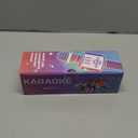 Amazmic Kids Karaoke Microphone Machine Toys for Girls Bluetooth Microphone with LED Light, Christmas Birthday Gift for Girls Boys 3 4 5 6 7 8 9 10 11 12 Year Old Kids Toys (Blue)