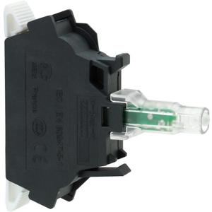 Schneider Electric Harmony 9001K lluminated Push Button Head for Industrial Machinery, Chromium Plated Metal Bezel, Fits 30mm Diameter Cutouts, 110-120V AC, Push-Pull, 40mm Red Mushroom (9001KR9P1R)