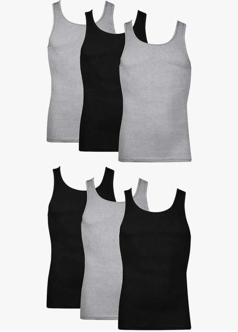 Hanes Men's Tank Top Undershirt Pack, Cool & Breathable Cotton, Moisture-Wicking Ribbed Tanks for Men, Multi-Pack, Small Hanes Men's Tank Top Undershirt Pack, Cool & Breathable Cotton, Moisture-Wicking Ribbed Tanks for Men, Multi-Pack, Small