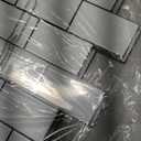 Art3d Peel and Stick Backsplash for Kitchen White Subway (10 Tiles, Thicker Design) (White With Black Grout)