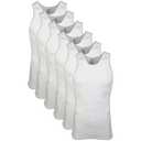 Gildan Men's A-shirt Tanks, Multipack, Style G1104, White (4 Pack), XX-Large