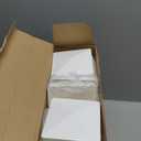 Taiyin 48 Pcs Pyramid White PVC Vinyl Post Top Caps, Fence and Deck Post Caps for Vinyl Fence Posts (4 x 4 Inch)