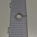 Kitchen Sink Splash Guard, Silicone Faucet Guard & Draining Mat, 10 Large Slope Sink Faucet Mat Splash Guard, Bathroom Sink Organizer, Kitchen Sink Accessories Gadgets, 14.2 x 5.1, Gray