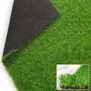 Weidear 0.8 inch Artificial Grass, 3 ft x 5 ft Realistic Turf, Indoor Outdoor Artificial Synthetic Grass Rug, Fake Grass Carpet Patio Mat for Dogs Pets/Garden Lawn Landscape, Customized