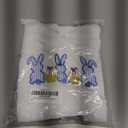 Toddler Bay Boy Girl Easter Clothes Bunny Embroidery Short Sleeve T-Shirt Tops Plaid Jogger Pants Set Spring Outfit 3-4T