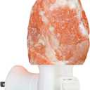 Spantik Pink Himalayan Salt Lamps - Hand Carved, Natural Night Lights for Bedrooms and Home Decor
