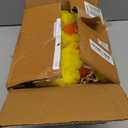 Marigold Garland for Decoration 5 Pcs of 5 feet Long Strands Artificial Marigold Flowers with Bell, Indian Dcor for Pooja/Diwali Decorations/Christmas (Orange + Yellow)