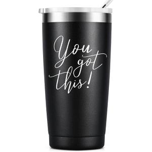 You Got This Tumbler - New Job - Promotion for Coworker - Going Away Gift - Divorce Gift - Inspirational Motivational Get Well Soon Gifts for Men Women, 20 Oz Tumbler