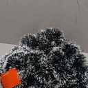 50FT Green Christmas Tinsel Garland Decorations to Christmas Tree, Thick and Thin Metallic Streamers Foil Tinsel Twist Garland Decor for Home Indoor Outdoor Party Supplies