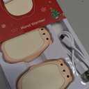 SWEETFULL Hand Warmers Rechargeable  Cute Bear, 2 Pack Magnetic Hot Hands, Reusable Electric Pocket Heater, Great Gift for Daughter, Kids, Wife, or Bestie, Portable for Outdoor & Camping (Pink)