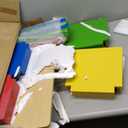 Humble Crew Kids Wooden Table and 4 Chairs Set, Natural/Primary - Kids Table and Chair Set for Toddlers and Children for Arts, Crafts, and Snack Time - Sturdy, Durable Toddler Activity Table