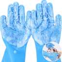 2pcs Dog Washing Gloves and Dog Bath Brush, 2-in-1 pet Shower Set | Suitable for Dogs, Cats, Bath Massage, and pet Grooming