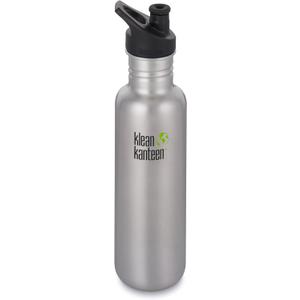 Klean Kanteen Classic Stainless Steel Singel Wall Non-Insulated Water Bottle with Sport Cap (27 Ounces)