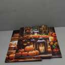 AIYISU Farmhouse Pumpkin Wall Art Fall Kitchen Dining Room Wall Decor Rustic Halloween Canvas Prints Pictures Autumn Harvest Theme Poster Thanksgiving Paintings Artwork Home Decorations 12x16 3Pcs