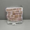 Commomy 10 Pcs Faux Stone 3D Wall Panels Peel and Stick - 11.8" x 11.8" Stone Panels for Wall 3D Brick Wallpaper Peel and Stick Self-Adhesive Tiles for Kitchen, Bedroom, Living Room, TV Background, RV