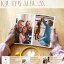KJULYW Nurse Appreciation Gifts Photo Album 4x6, Thank You Gifts for Nurse Medical Staff, Nursing Gift for Women Small Memory Photo Album Book for 18 Pockets Hold 36 Pictures