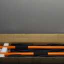 4PK Support Pole, Steel Telescopic Adjustable 3rd Hand Support System, Support Rod, Supports up to 154 lbs Construction Rods for Cabinet Jacks Cargo Bars Drywalls Extends from 49 Inch to 114 Inch