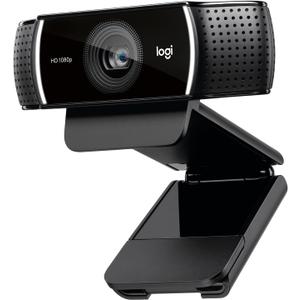 Logitech C922x HD Pro Webcam, Full HD 1080p/60fps Video, Clear Audio, HD Light Correction, PC Camera Webcam, Works with Skype, Zoom, Mac, Tablet - Black