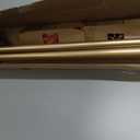 Double Curtain Rod 36 to 72 Inch, HOTOZON 1 Inch Heavy Duty Double Curtain Rods for Windows 24 to 68 Inches(2-5.6 ft), Telescoping Drapery Rod with Simple End Finials, Gold