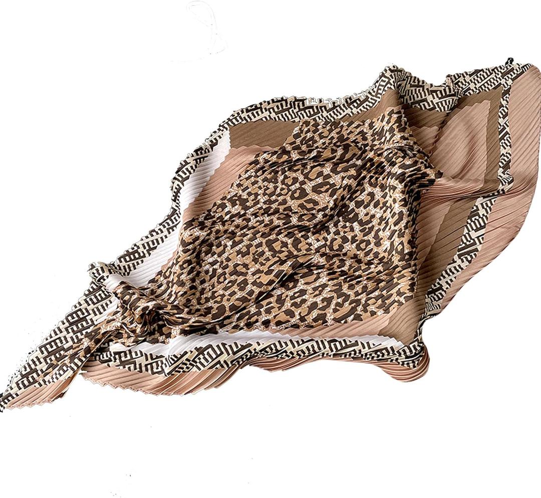 Women Stretch Ruched Head Scarf Like Satin Silk Scarf Sleeping Hair Wrapping Night Neck Scarves Headscarf 27.5