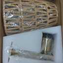 Battery Operated Wall Sconce Set of 2, Gold Battery Wall Sconces, USB Rechargeable Wall Lights with 2500mAh Dimmable Bulbs and Remote, RGB 15 Colors Wireless Wall Lamps for Bedroom Living Room Hallway (6.3in wireless)