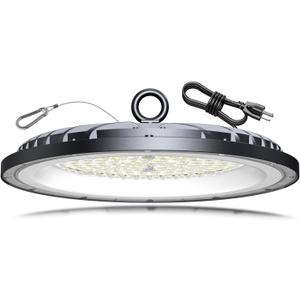 AIKVSXER 300W Shop Lights, 45000LM UFO LED High Bay Light 6000K Garage Lights IP65 Waterproof Commercial Bay Lighting for Warehouse, Gym, Factory, Workshop Plug & Play, 5FT Power Cord 1 Pack