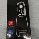 Presentation Clicker Wireless Presenter Remote for PowerPoint, Powerpoint Clicker with Volume Control PowerPoint Slide Advancer for Mac, Computer, Laptop-E600