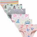 Hahan Girls Soft Panties Toddler Girls Cotton Underwear Kids Briefs 5-6Y