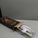 Christmas Floating Candles with Wand, 20 Pack Hanging Taper Candles, Battery Operated with 2 Wand Remotes, Flameless Magic for Xmas Halloween Decor