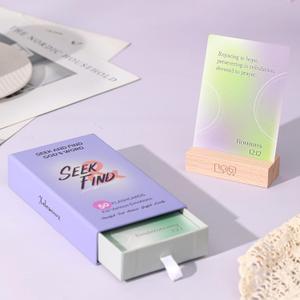 2 x Christian Gift for Women, Bible Verse Cards, 50 Unique Scripture Prayer Cards with Wooden Stand, Inspirational Scripture Encouragement Cards for Mom, Teens & Friends, Easter Decor