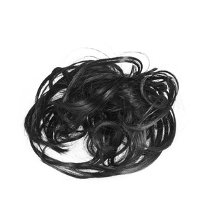 Lifelike Fluffy Curly Wig Hair Ties for Women Black Ponytail Wig Hair Tie for Volume and Fullness Stylish and Comfortable Accessory for Parties Weddings and Daily Use