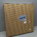 24 inch Illuminated Outdoor Clock for Patio, Waterproof with Thermometer - Large Night Light Wall Clock with Smart LED Sensor, Temperature and Humidity - Weatherproof & Easy to Read for Patio & Home